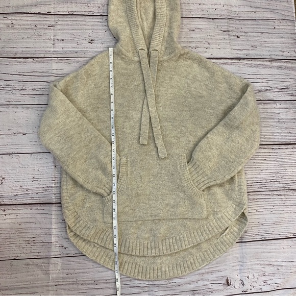 Madewell Womenโs Wilmington Hoodie Sweater Heather Parchment Size Small - Picture 7 of 11